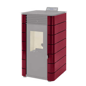 Capa Himalaia bordeaux para salamandra pellets Solzaima K200 Capa Himalaia bordeaux para salamandra pellets Solzaima K200