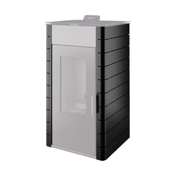 Capa Himalaia preta para salamandra pellets Solzaima Hidro 17 kW Capa Himalaia preta para salamandra pellets Solzaima Hidro 17 kW