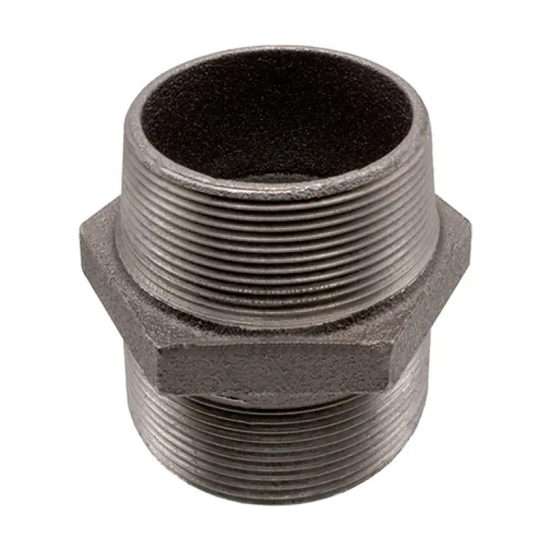 Casquilho duplo ferro preto Atusa 2.1/2"