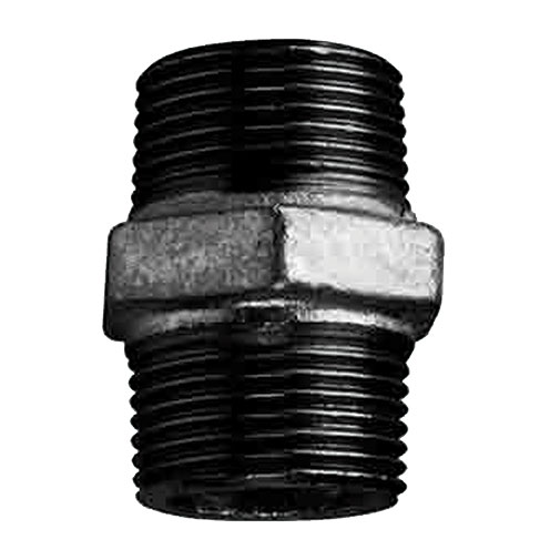 Casquilho duplo ferro preto Atusa 2" Casquilho duplo ferro preto Atusa 2"