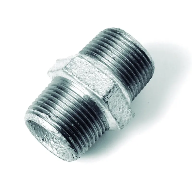 Casquilho duplo galvanizado 1.1/2" Casquilho duplo galvanizado 1.1/2"