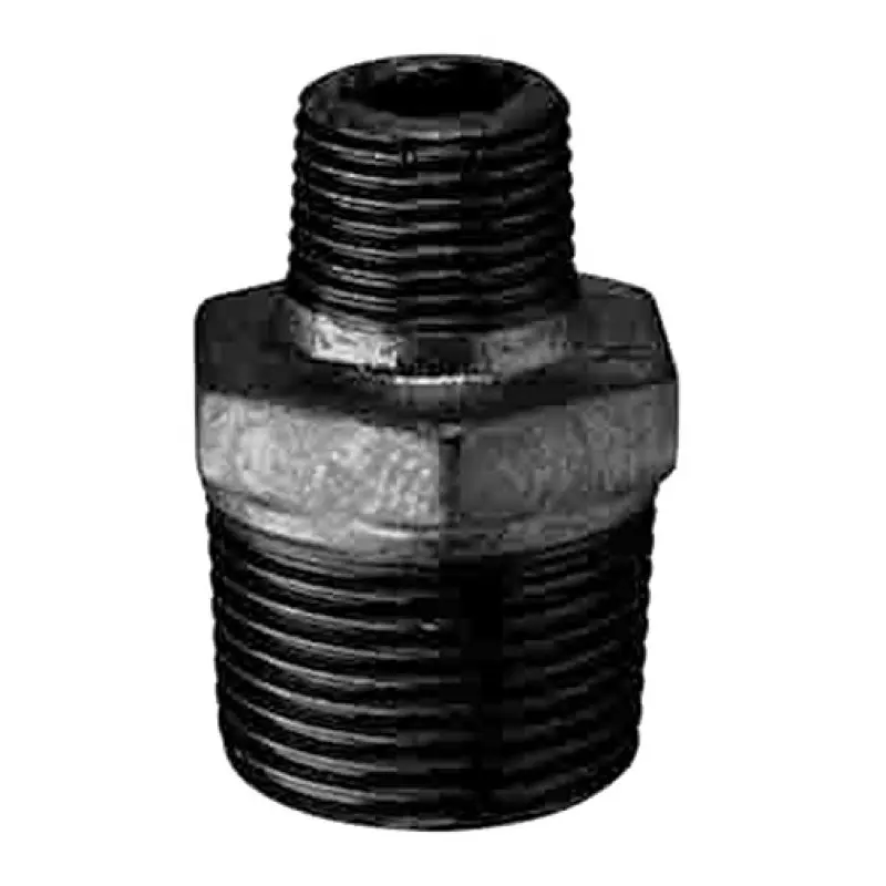 Casquilho duplo redução ferro preto Atusa 1" x 3/4" Casquilho duplo redução ferro preto Atusa 1" x 3/4"