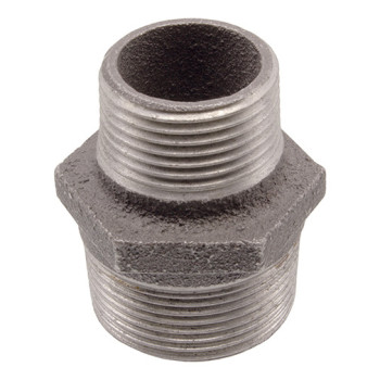 Casquilho duplo redução ferro preto Atusa 2" x 1.1/4"