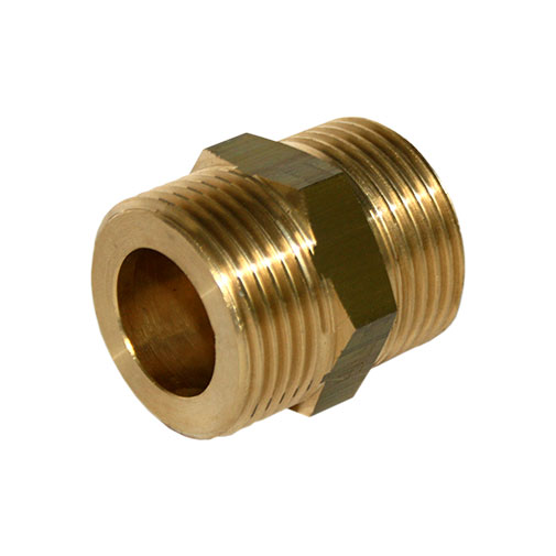 Casquilho duplo sede plana 1/2" M x 1/2" M Casquilho duplo sede plana 1/2" M x 1/2" M