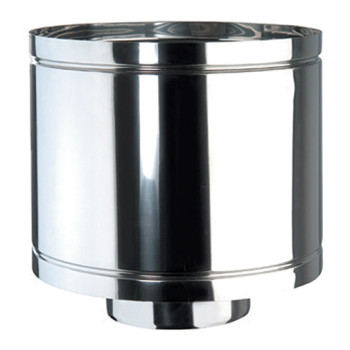 Chapéu antivento parede dupla inox 316L Expo Inox 150/200 mm