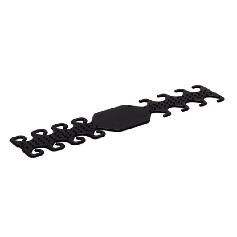 Clip flexível PEBD preto para máscara Clip flexível PEBD preto para máscara