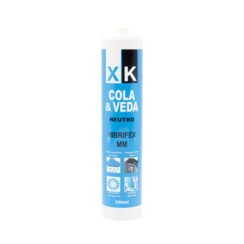Cola e veda poliuretano híbrido XK 300 ml branco Cola e veda poliuretano híbrido XK 300 ml branco