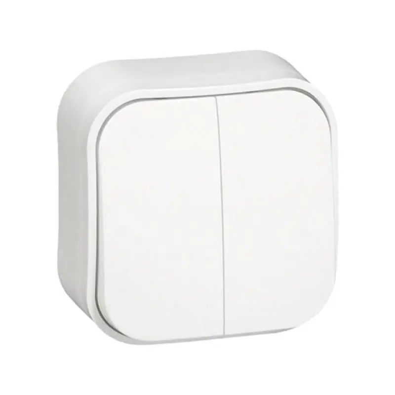 Comutador lustre Legrand Série Forix 10AX branco Comutador lustre Legrand Série Forix 10AX branco