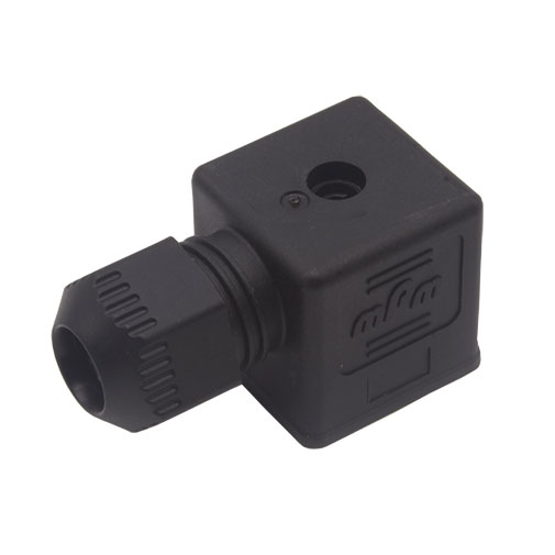 Conector universal AC 1,5 mm2 para eletroválvulas NF/NA Conector universal AC 1,5 mm2 para eletroválvulas NF/NA