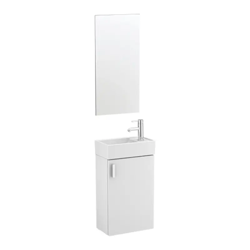 Conjunto móvel Sanitana Pike 40 branco com lavatório Albus 40 Conjunto móvel Sanitana Pike 40 branco com lavatório Albus 40