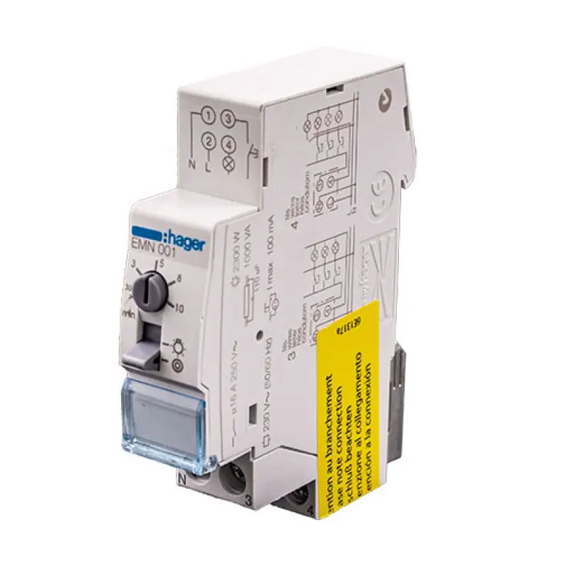 Contactor Hager ERC 4P 25 A 230 V 50 Hz com comando manual