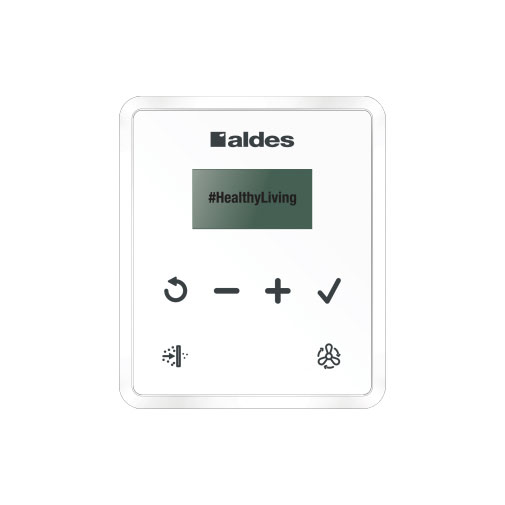 Controlo remoto CO2 Aldes VMC InspirAIR Top Controlo remoto CO2 Aldes VMC InspirAIR Top
