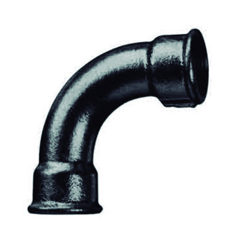 Curva 90º ferro preto Atusa 2" F