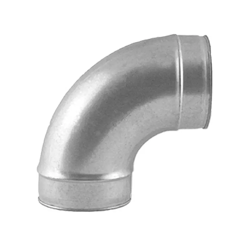 Curva 90º galvanizada 125mm Curva 90º galvanizada 125mm