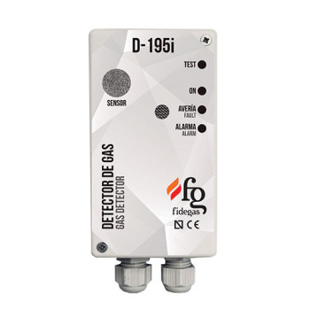 Detetor gás Fidegas D-195i 1 zona GPL