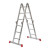 Escada multifunções/multiusos alumínio 4x3 degraus
