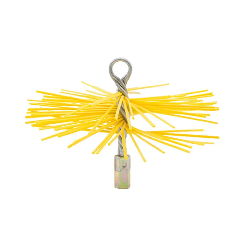 Escova limpa chaminés nylon 125 mm Escova limpa chaminés nylon 125 mm