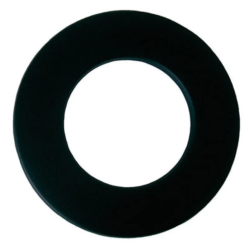 Espelho parede simples silicone preto Expo inox 80 mm