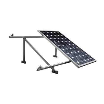 Estrutura alumínio 2 painéis fotovoltaicos triângulo 1800 Estrutura alumínio 2 painéis fotovoltaicos triângulo 1800