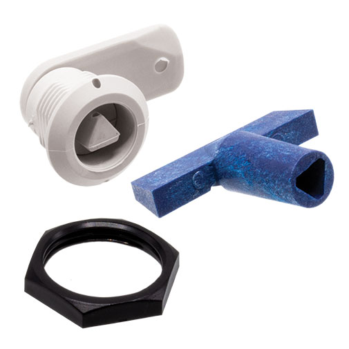 Fechadura TEV KFT para caixa KVCD/KVOT Fechadura TEV KFT para caixa KVCD/KVOT