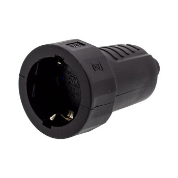 Ficha fêmea borracha Norteli 10/16 A