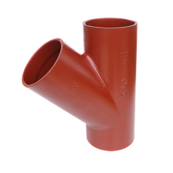 Forquilha 45º ferro fundido Preis 80 mm