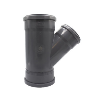 Forquilha dupla redução 45º PVC Politejo 160 x 125 x 125 mm PN4 com anel Forquilha dupla redução 45º PVC Politejo 160 x 125 x 125 mm PN4 com anel