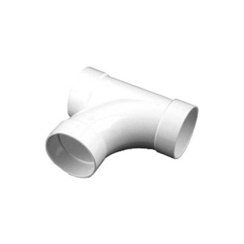 Forquilha simples 90º longa 50 mm FF branca Forquilha simples 90º longa 50 mm FF branca