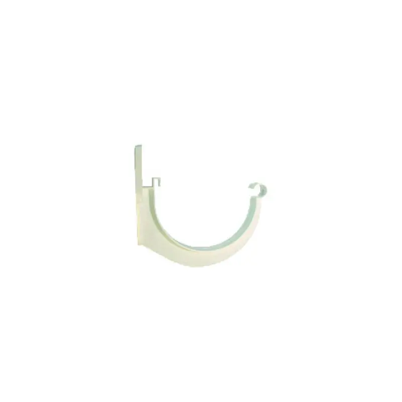 Gancho suporte PVC 125 mm branco para caleira