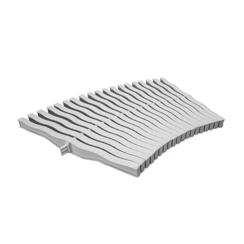 Grelha caleira PP Kripsol NMC curva 195 x 20 mm 378 módulos Grelha caleira PP Kripsol NMC curva 195 x 20 mm 378 módulos