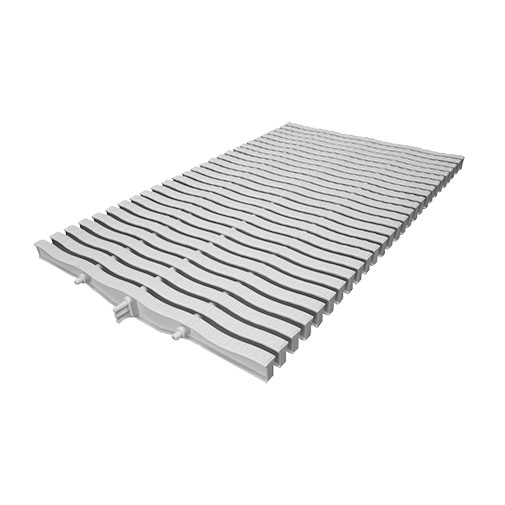 Grelha caleira PP Kripsol NMR 245 x 20 mm 324 módulos Grelha caleira PP Kripsol NMR 245 x 20 mm 324 módulos