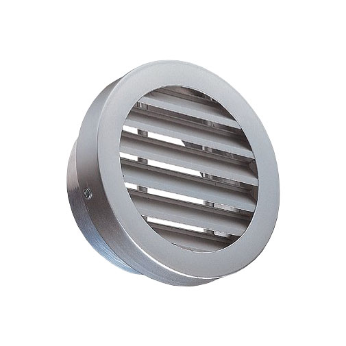 Grelha circular exterior Aldes VMC 160 mm alumínio Grelha circular exterior Aldes VMC 160 mm alumínio