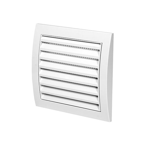 Grelha Design N10 150 x 150 mm branca com inspeção
