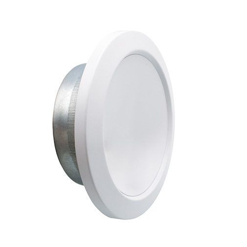 Grelha insuflação Eco 100 mm branca Grelha insuflação Eco 100 mm branca