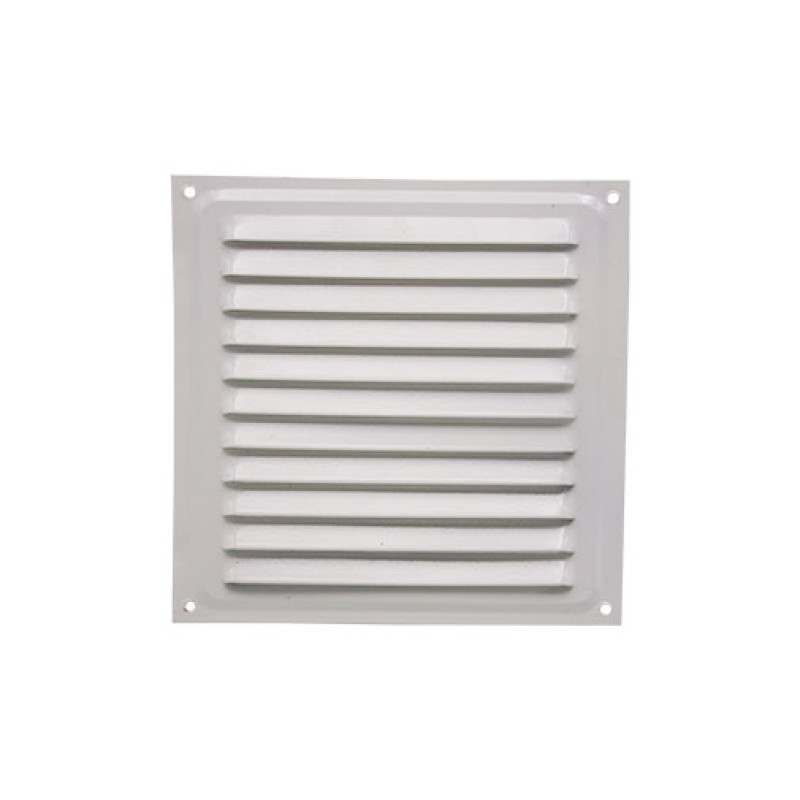 Grelha persiana alumínio 150 x 150 mm branca Grelha persiana alumínio 150 x 150 mm branca