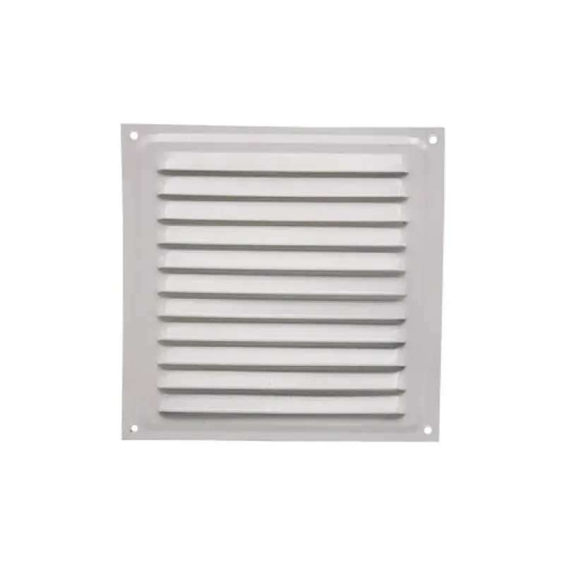 Grelha persiana alumínio 200 x 200 mm branca Grelha persiana alumínio 200 x 200 mm branca