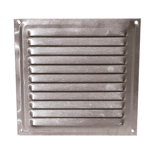 Grelha persiana inox 150 x 150 mm com regulador Grelha persiana inox 150 x 150 mm com regulador