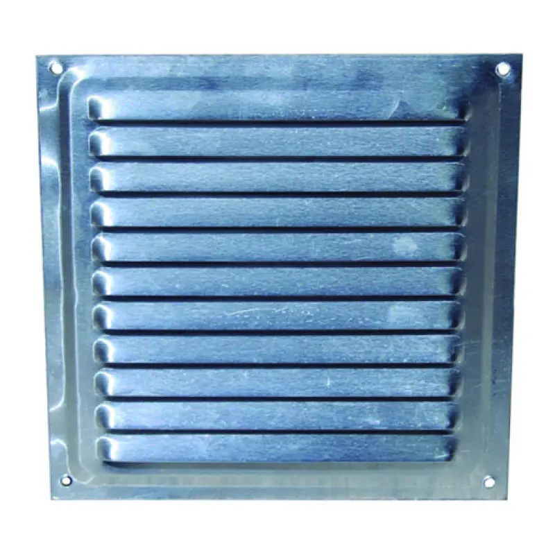 Grelha ventilação persiana alumínio 200 x 200 mm Grelha ventilação persiana alumínio 200 x 200 mm