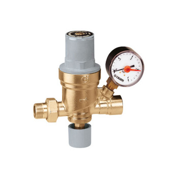 Grupo enchimento Caleffi 1/2" anticalcário com manómetro Grupo enchimento Caleffi 1/2" anticalcário com manómetro