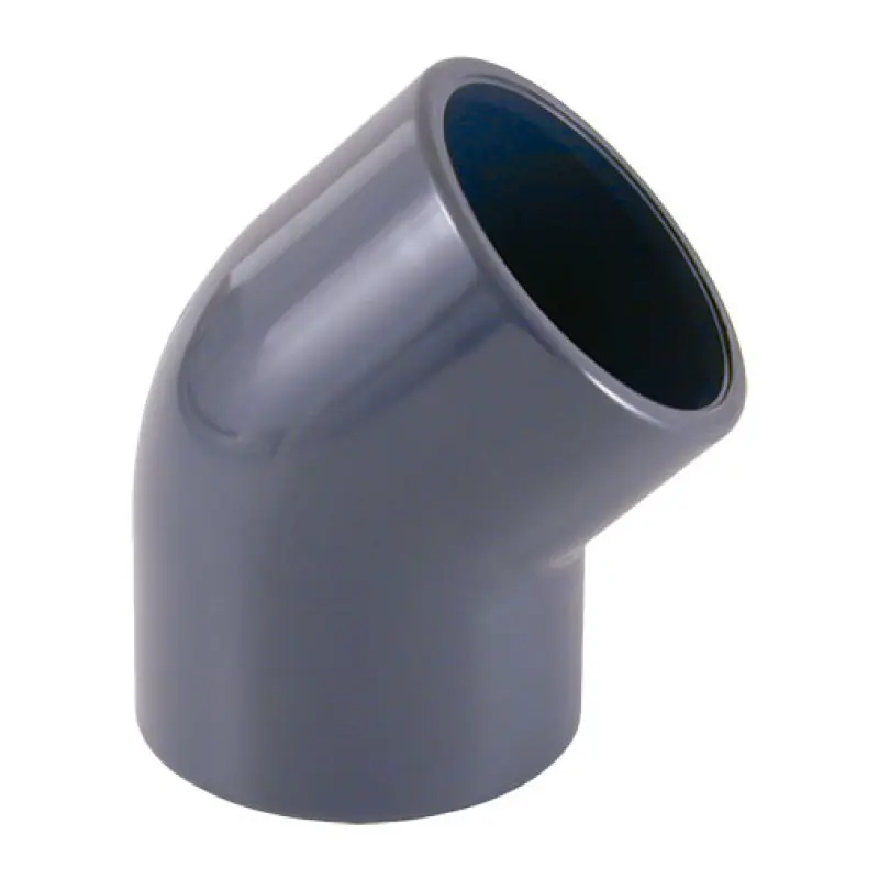 Joelho 45º PVC 20 mm F para colar Joelho 45º PVC 20 mm F para colar