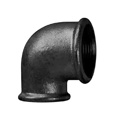 Joelho 90º ferro preto Atusa 1/2" F Joelho 90º ferro preto Atusa 1/2" F