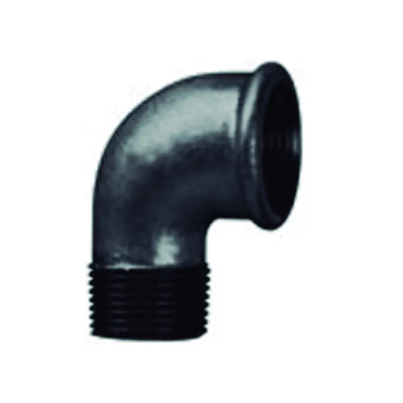 Joelho 90º ferro preto Atusa 1/2" MF Joelho 90º ferro preto Atusa 1/2" MF