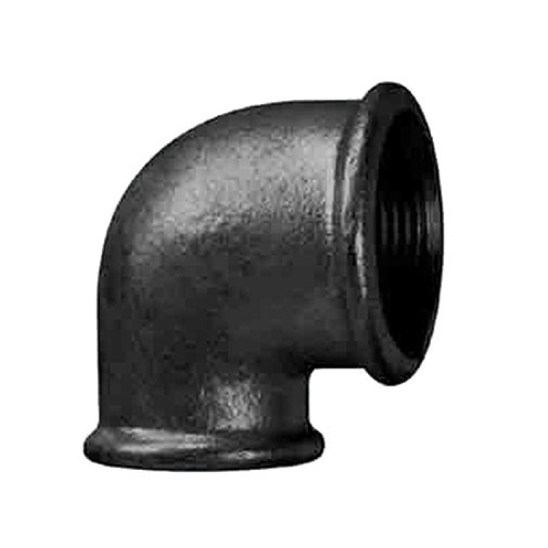 Joelho 90º ferro preto Atusa 3/4" F Joelho 90º ferro preto Atusa 3/4" F
