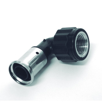 Joelho sintético press Henco 16 mm x 1/2" F Joelho sintético press Henco 16 mm x 1/2" F