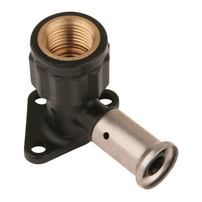 Joelho sintético press Henco 20 mm x 3/4" F com pater Joelho sintético press Henco 20 mm x 3/4" F com pater
