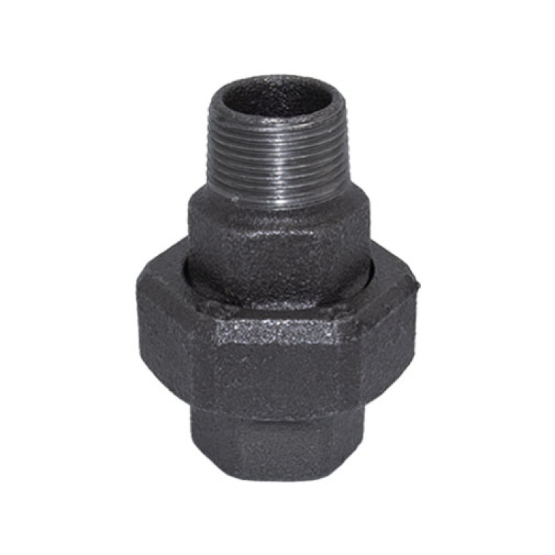 Junção ferro preto Atusa 1.1/4" MF com sede cónica Junção ferro preto Atusa 1.1/4" MF com sede cónica