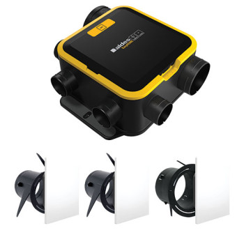 Kit Aldes VMC Easyhome Auto Compact com terminais ColorLine Kit Aldes VMC Easyhome Auto Compact com terminais ColorLine