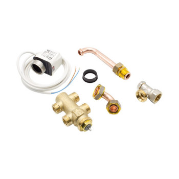 Kit com válvula 3 vias e válvula by-pass 3/4" para ventiloconvectores Argo TWN 3,27/3,87 kW Kit com válvula 3 vias e válvula by-pass 3/4" para ventiloconvectores Argo TWN 3,27/3,87 kW