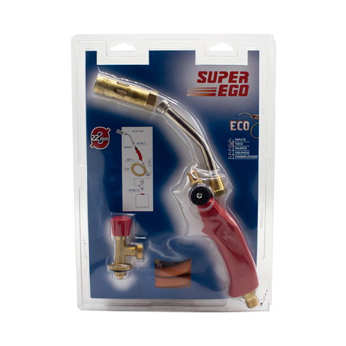 Kit maçarico Super-Ego 22 mm com mangueira Kit maçarico Super-Ego 22 mm com mangueira