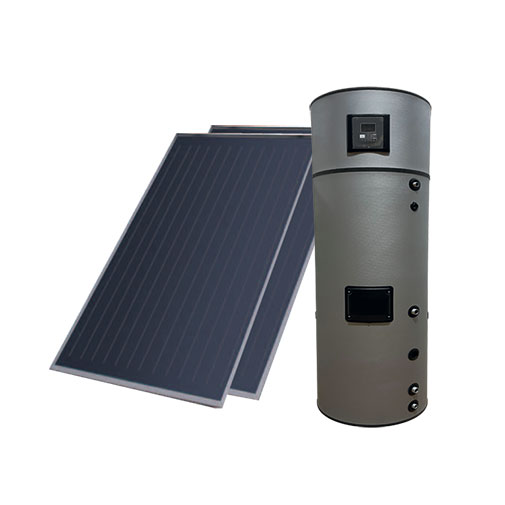 Kit solar térmico forçado Insuatherm AP 2000 e bomba calor AQS 270 L Aquafree II 1 serpentina Kit solar térmico forçado Insuatherm AP 2000 e bomba calor AQS 270 L Aquafree II 1 serpentina